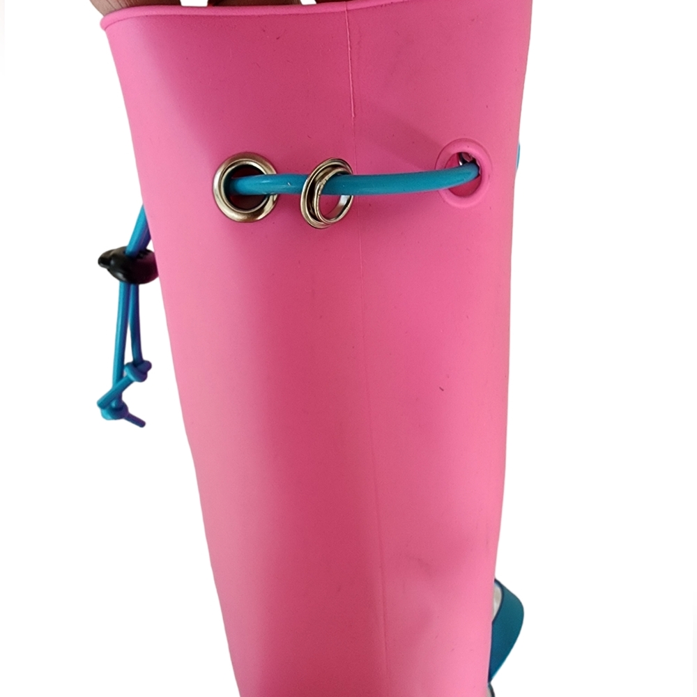 Pink Drawstring Back Pack for Girls - Picture 9 of 12